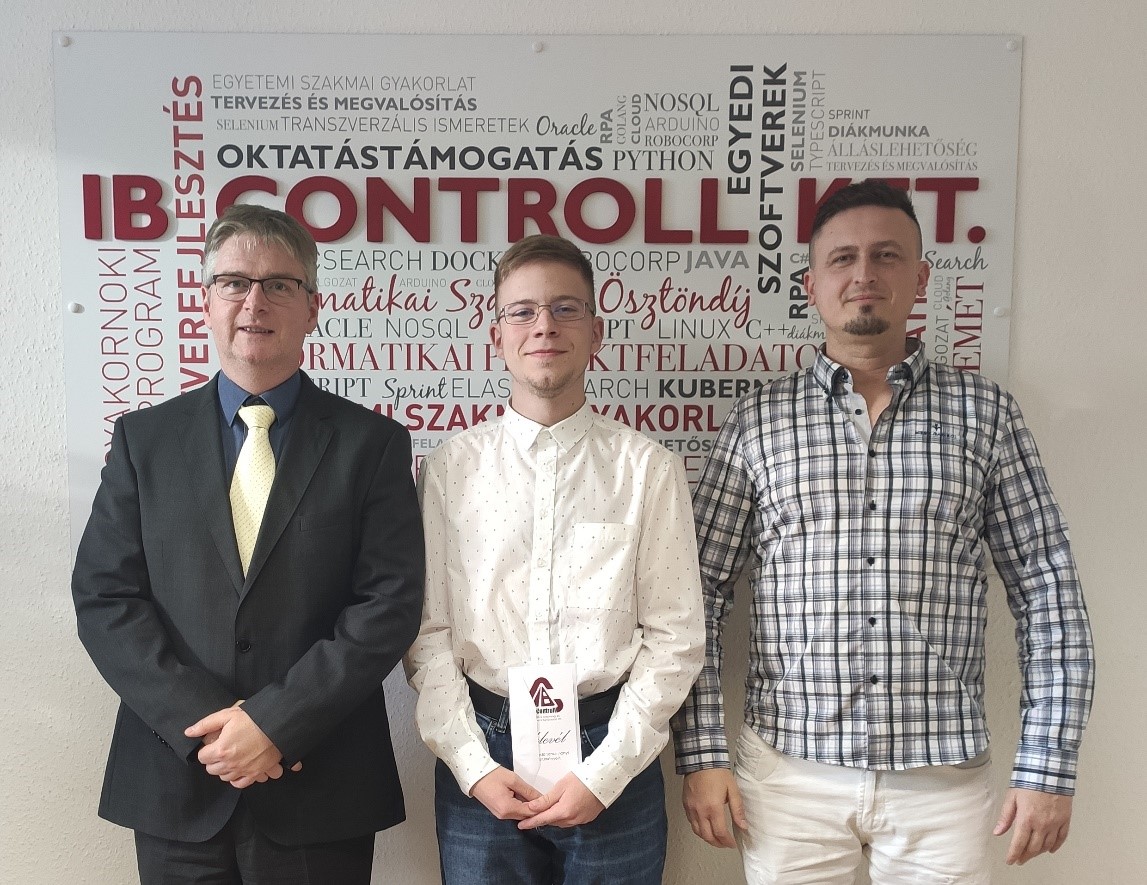 IB Controll Informatikai Szakmai Ösztöndíj 2022/2023. tanév őszi szemeszter – beszámoló